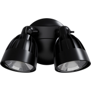 Nighthawk 30w CCT LED Double Exterior IP65 Spotlight Black