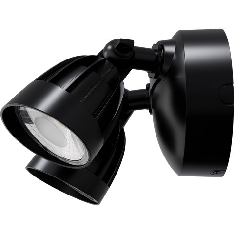 Nighthawk 30w CCT LED Double Exterior IP65 Spotlight Black