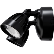 Nighthawk 30w CCT LED Double Exterior IP65 Spotlight with Sensor Black