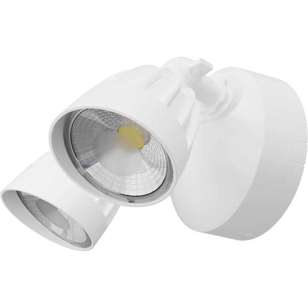 Nighthawk 30w CCT LED Double Exterior IP65 Spotlight White