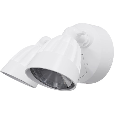 Nighthawk 30w CCT LED Double Exterior IP65 Spotlight with Sensor White