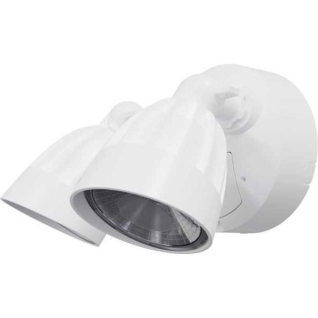 Nighthawk 30w CCT LED Double Exterior IP65 Spotlight with Sensor White