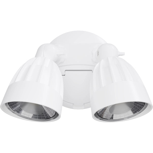 Nighthawk 30w CCT LED Double Exterior IP65 Spotlight with Sensor White