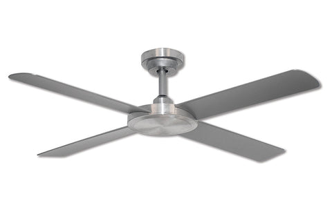 Pinnacle v2 52 DC Ceiling Fan Brushed Aluminium