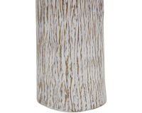 165CM ABBI FLOOR LAMP - WHITE/NATURAL