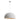 Rachis Ribbed Polymer Resin 450mm White IP20 E27 Pendant