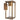Ryde 1 Light E27 Aged Brass with Clear Glass IP43 Exterion Wall Light