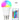 RGBLED BC Globe Dance to the music 10w B22