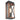 Sicily 1 Light E27 Black and Timber Look With Clear Glass IP44 Exterior Wall Light