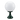 Siena 250mm Opal Sphere Pillar Mount Green