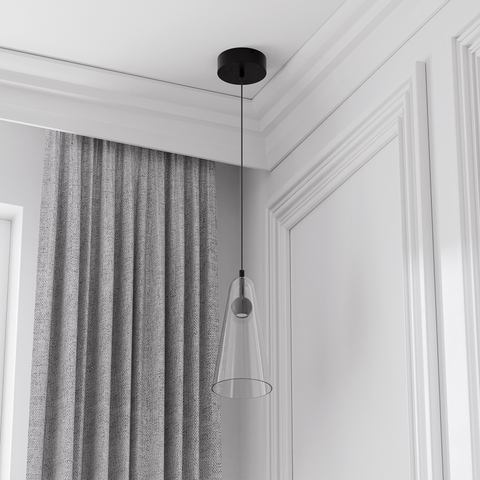 Skua 5w LED CCT 255mm Black IP20 COB Beam Pendant