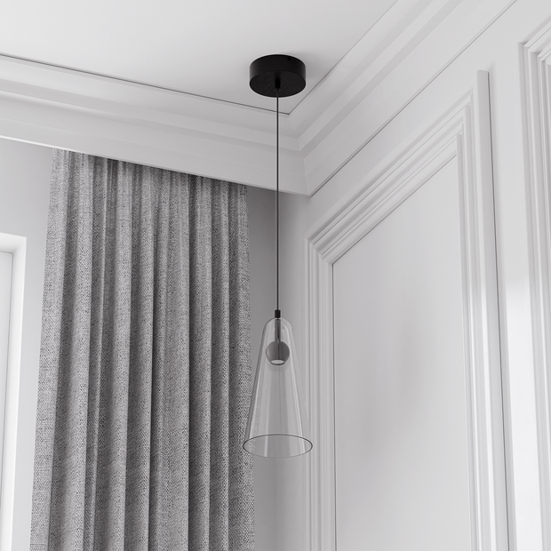 Skua 5w LED CCT 255mm Black IP20 COB Beam Pendant