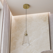 Skua 5w LED CCT 255mm Brushed Brass IP20 COB Beam Pendant