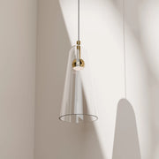 Skua 5w LED CCT 255mm Brushed Brass IP20 COB Beam Pendant