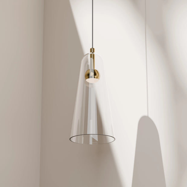 Skua 5w LED CCT 255mm Brushed Brass IP20 COB Beam Pendant