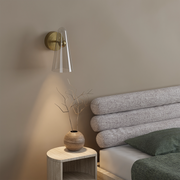 Skua 5w LED CCT 255mm Brushed Brass IP44 COB Beam Wall Light