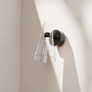 Skua 5w LED CCT 255mm Black IP44 COB Beam Wall Light