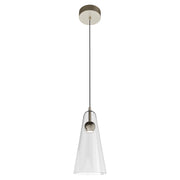 Skua 5w LED CCT 255mm Brushed Nickel IP20 COB Beam Pendant