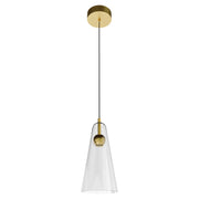 Skua 5w LED CCT 255mm Brushed Brass IP20 COB Beam Pendant