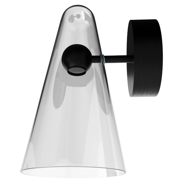 Skua 5w LED CCT 255mm Black IP44 COB Beam Wall Light