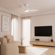 Sora DC 48" White 18W LED Wall Controller & Remote included