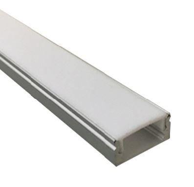 Aluminium Extrusion 3m Surface Mount Profile Silver