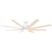 Titanic 72 DC Ceiling Fan with LED Light White Natural