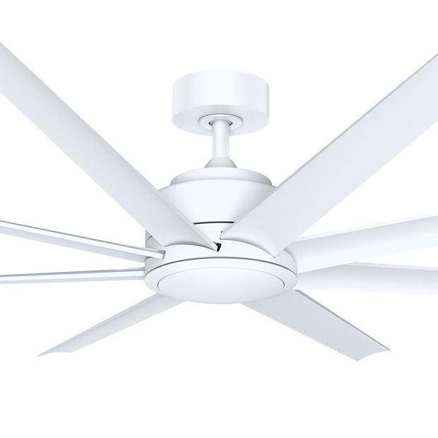 Titanic 72 DC Ceiling Fan with LED Light White
