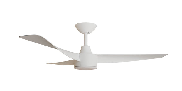 Turaco 48 Ceiling Fan White with LED Light