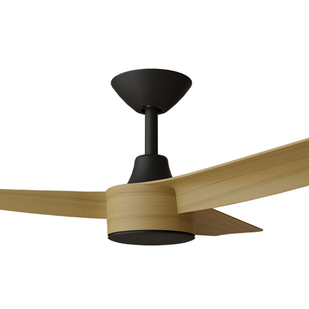 Turaco 56 Ceiling Fan Black with Bamboo