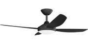 Vanga 48 DC Ceiling Fan Black with LED Light