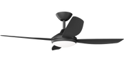 Vanga 48 DC Ceiling Fan Black with LED Light