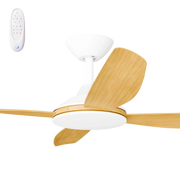 Vanga 48 DC Ceiling Fan White with Bamboo Blades