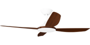 Vanga 48 DC Ceiling Fan White with Koa Blades