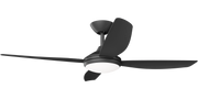 Vanga 52 DC Ceiling Fan Black with LED Light