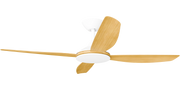 Vanga 52 DC Ceiling Fan White with Bamboo Blades