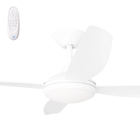 Vanga 52 DC Ceiling Fan White with LED Light