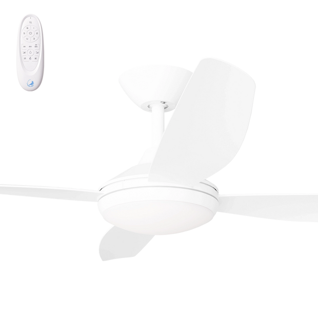 Vanga 52 DC Ceiling Fan White with LED Light