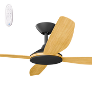 Vanga 56 DC Ceiling Fan Black with Bamboo Blades