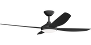 Vanga 56 DC Ceiling Fan Black with LED Light