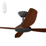 Vanga 56 DC Ceiling Fan Black with Koa Blades