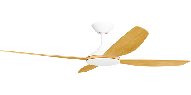 Vanga 56 DC Ceiling Fan White with Bamboo Blades