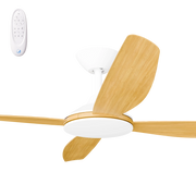 Vanga 56 DC Ceiling Fan White with Bamboo Blades