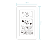 Premium WIFI DC Wall Control to suit all Martec DC WIFI & Quantum/Zoro Ceiling Fans