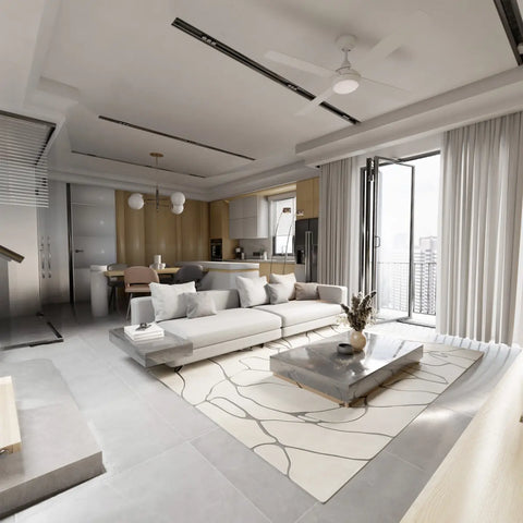 Heron V2 AC 48 Ceiling Fan White LED Light