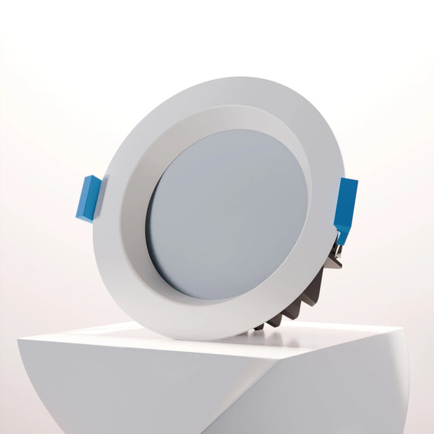 Zazu 13w LED CCT Recessed Face 90mm Dimmable White Downlight