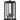 1007BK Republic 1lt Medium Pier Outdoor Lantern Black