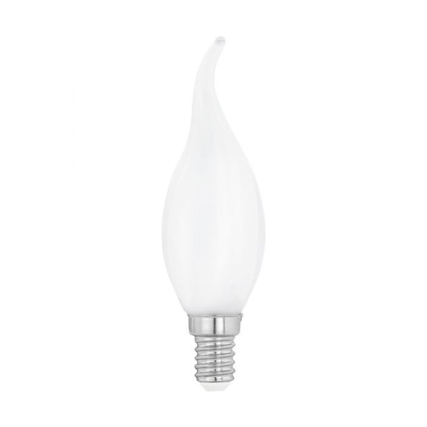 4w E14 Flame Candle Frosted Extra Warm White Non-Dimmable LED