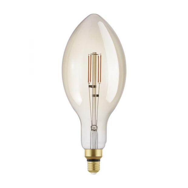 4.5W E27 T125 2200K Dimmable Amber Glass