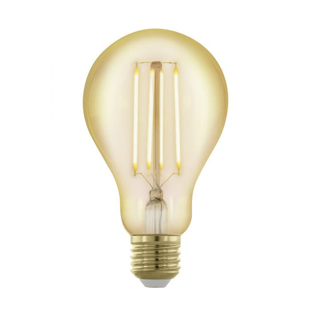 4.5w E27 A75 2200k-Warm White Step Dimmable Amber Glass